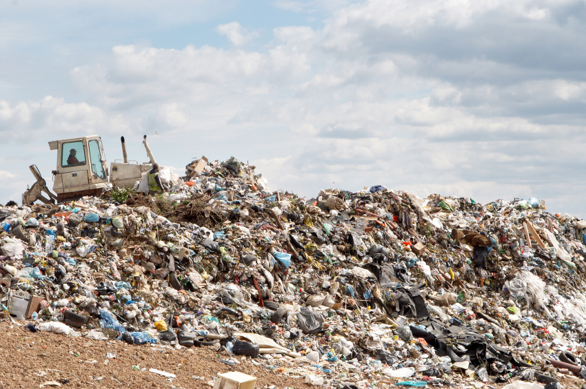 Garbage mountain
